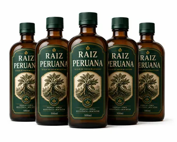 Kit com 6 frascos do Raiz Peruana